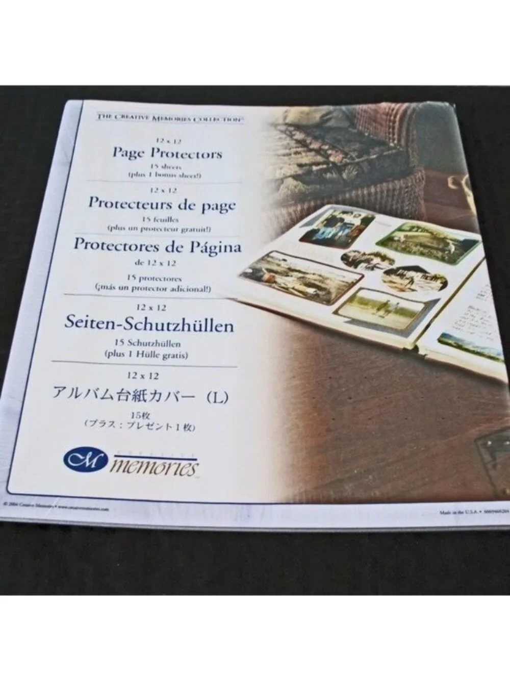 38 Loose Creative Memories 12 x 12 PAGE PROTECTORS -Old Style Size